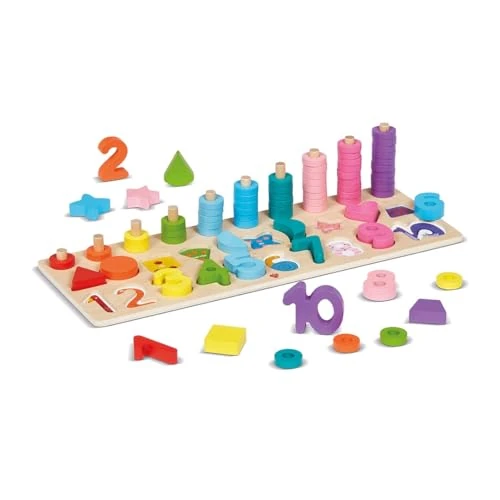 Offerta a tempo: Dal Negro - 1,2,3... Color, gioco educativo in legno adatto ai bambini dai 3 anni in su. — 47% da 14,60 € a 7,71 €