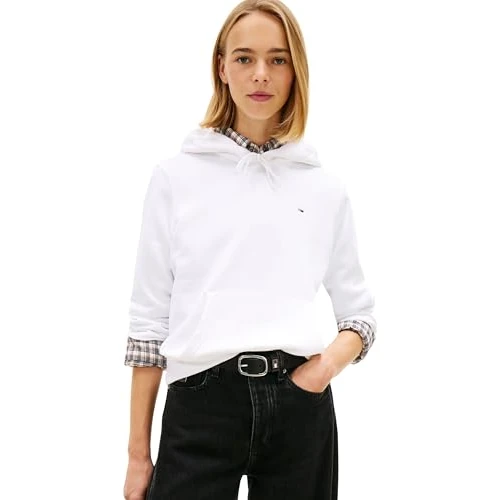 Offerta a tempo: Tommy Jeans Tjw Reg S Flag Hoodie Dw0Dw19958, Felpa con Cappuccio — 14% da 79,90 € a 68,95 €