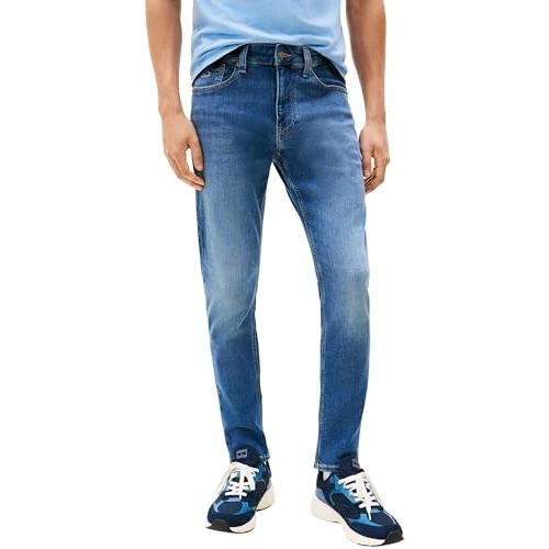 Oferta ograniczona: Tommy Jeans Austin Slim TPRD DH0235 DM0DM210531A5031 zwężany, Denim (Denim Medium), 3631, Denim (dżins średni), 36W / 31L z 121.51 EUR na 121.51 EUR (znizka 0%)