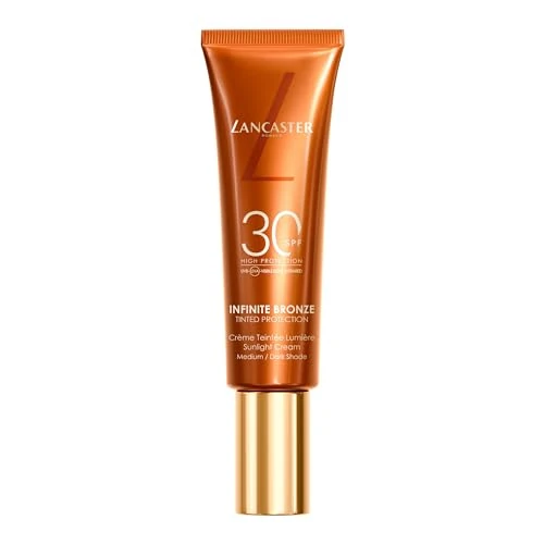 Offerta a tempo: Lancaster Infinite Bronze Tinted Protection Sunlight Cream SPF30 Tonalità medio/scura 50 ml - 16% da 20.50 € a 17.28 €