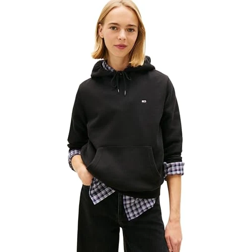 Oferta limitowana: Tommy Jeans Damska bluza z kapturem TJW REG S FLAGA DW0DW19958BDS003, czarna (czarna), S, czarny (czarny), S z 294.94 zł na 294.94 zł (oszczędź 0.00%)