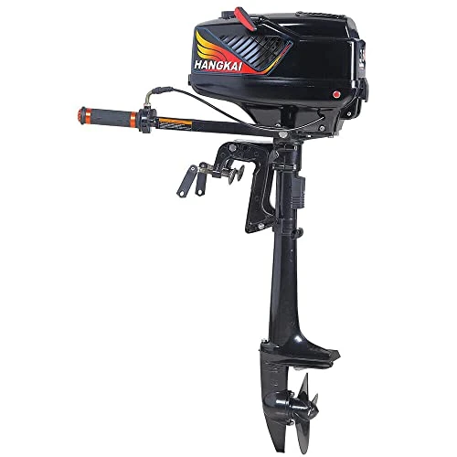 Offerta a tempo: Motore fuoribordo 2 tempi 3,6 CV per barca pneumatica, motore a benzina, motore barca, per sport acquatici, raffreddato ad acqua, per il trasporto di acqua - 0.00% da 184.99 € a 184.99 €