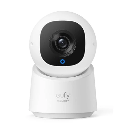 Limited-time offer: eufy Security C220 Indoor Surveillance Camera with 2K Resolution 360° Rotation Tilt Wired Indoor Surveillance Camera with Wi-Fi AI Human Detection from 33.81 GBP to 31.61 GBP (save 7%)