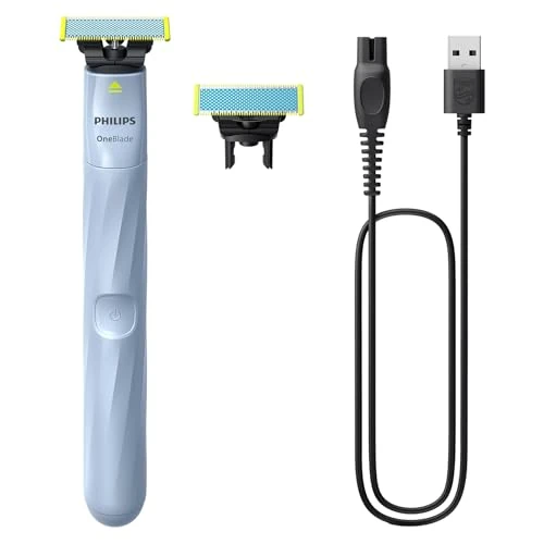 Offerta a tempo: Philips OneBlade First Shave Autentico Sistema di rasatura elettrico ibrido per ragazzi, modello QP1324/30 - 34% da 42.99 € a 28.49 €