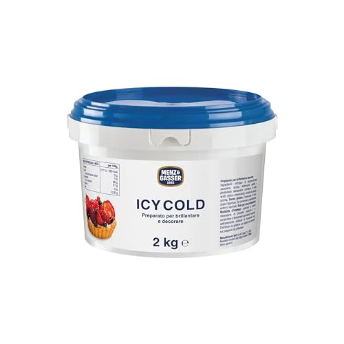 Offerta a tempo: Menz&Gasser Icy Cold, Gelatina in Pasta Pronta all'Uso, Sapore Neutro, Ideale come Copertura Lucida per Torte, Monoporzioni e Semifreddi, Gusto Neutro, Secchiello da 2KG - 0.00% da 13.99 € a 13.99 €