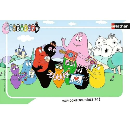 Offerta a tempo: Nathan - Puzzle per bambini - Cornice da 15 pezzi - Festa della mamma - Barbapapa - Bambina o bambino a partire da 3 anni - Puzzle di alta qualità - Cartone spesso e resistente - Family - 12001136 - 39% da 11.29 € a 6.90 €