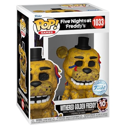 Funko POP! Games: Five Night's at Freddy's (FNAF) - Withered Freddy - Collectable Vinyl Figure - Gift Idea - Official Merchandise - Toys For Kids & Adults - Model Figure for Collectors and Display