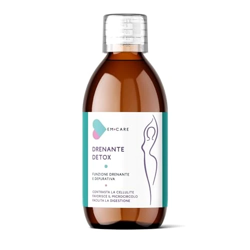 Offerta a tempo: EM CARE Drenante Forte Detox - Diuretico Depurativo Anticellulite contro Ritenzione Idrica e Gonfiore - 500ml - 14% da 13.99 € a 11.99 €