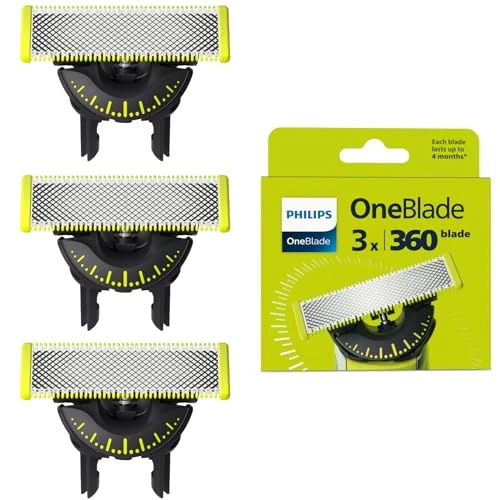 Limited-time offer: Philips OneBlade Original 360 Blade Heads, Compatible with all OneBlade and Pro Electric Shaver & Trimmers, Original from Philips, 3x One Blade, 12-Month Supply (QP430/60) from 32.00 GBP to 32.00 GBP (save 0%)
