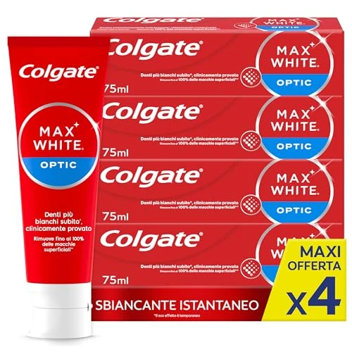 Colgate Dentifricio Sbiancante Max White Optic