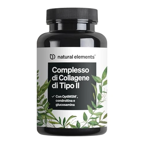 Offerta a tempo: Collagen tipo II - per ossa, articolazioni e cartilagine - Opti MSM collagene naturale - prodotto e testato in laboratorio in Germania - 30% da 32.99 € a 23.09 €