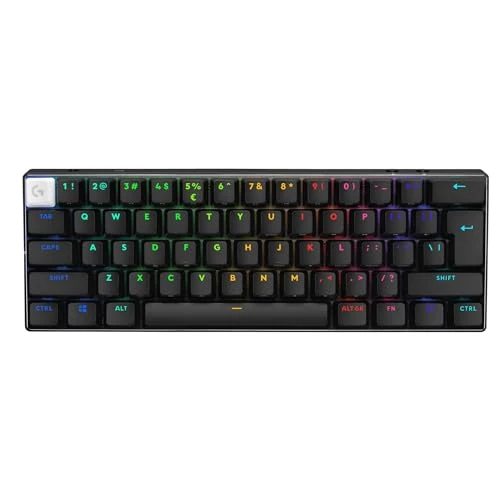 Zeitlich begrenztes Angebot: Logitech G PRO X 60 LIGHTSPEED kabellose Gaming-Tastatur, US QWERTY-Layout, Taktile - Schwarz von 162.39 € auf 162.39 € (0.00% Rabatt)