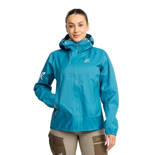 Oferta limitada: RevolutionRace Arcade 3L Lightweight Jacket para Mujer, Chaqueta Impermeable, Chaqueta Cortavientos Plegable para Senderismo y Actividades al Aire Libre, Saxony Blue, M de 179.00 € a 89.00 € (ahorro 50%)