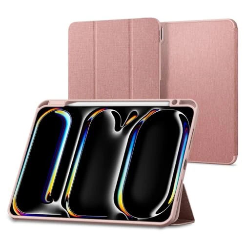 Offerta a tempo: Spigen Cover Urban Fit Compatibile con iPad Pro 11 pollici M5 (2025) / M4 (2024) - Oro Rosa - 70% da 27.99 € a 8.40 €