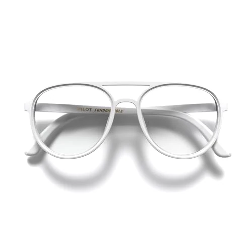 Zeitlich begrenztes Angebot: LONDON MOLE® Pilot Schlanke, leichte Lesebrille | Klassischer pilotenrahmen | Verfeinerte, zeitlose leser | Unisex | Federscharniere von 24.99 € auf 14.99 € (40% Rabatt)