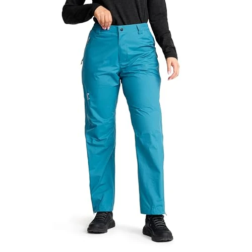 Zeitlich begrenztes Angebot: RevolutionRace Arcade 3L Lightweight Pants für Damen, wasserdichte Hose, Packbare Windhose für Wanderungen und Outdoor-Aktivitäten, Saxony Blue, M von 159.00 € auf 70.00 € (56% Rabatt)