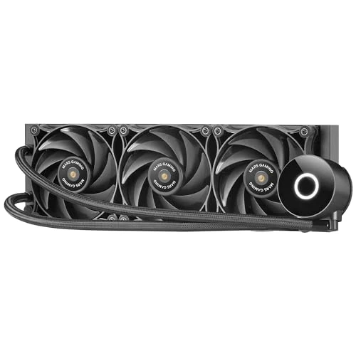 Offre limitée : Mars Gaming MLPRO360, Refroidissement Liquide CPU Professionnel, TDP 600W, 3x Ventilateurs FDB Ultra-silencieux, Pompe Opti-Chamber avec Anneau Lumineux Blanc, Multisocket Universel, Noir de 77.77 EUR à 69.99 EUR (remise 10%)