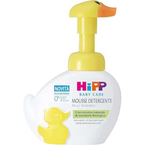 Offre limitée : HiPP - Baby Care Mousse nettoyante pour enfants en forme de canard mignon, nettoie et hydrate le corps et les mains pour les peaux sensibles, à l'extrait d'amande bio naturel, 1 flacon de 250 ml de 24.18 € à 24.18 € (0.00% de remise)