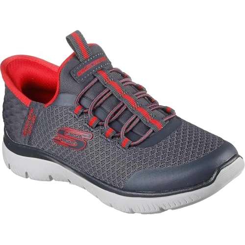 Skechers - Summits High Range Slip-Ins, Zapatillas, Charcoal/Lime,