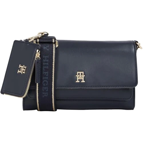 Tommy Hilfiger Dames Th Joy Aw0aw16813 Crossover, Blauw (Space Blue), Eén Maat