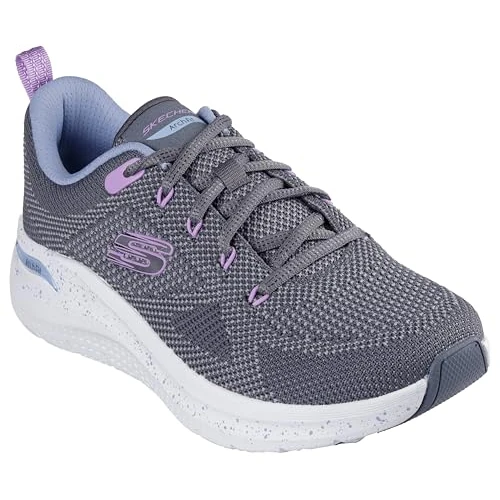 Limited-time offer: Skechers Women's Arch Fit 2.0 Fast Paced Sneaker, Gray Knit/Multi Trim, 6 UK from 106.00 GBP to 106.00 GBP (save 0%)