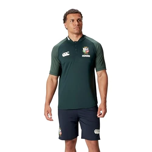 Tijdelijke aanbieding: Canterbury Poloshirt met Britse en Ierse leeuwen voor heren, Scarabe, Small van 39.10 EUR naar 39.10 EUR (korting 0%)