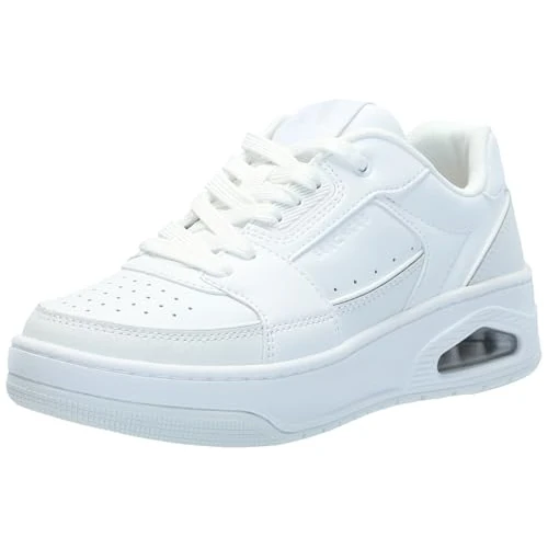 Limitiertes Angebot: Skechers UNO Court COURTED Style, Damen Sneaker, White, von 84.95 EUR auf 52.99 EUR (Spare 38%)