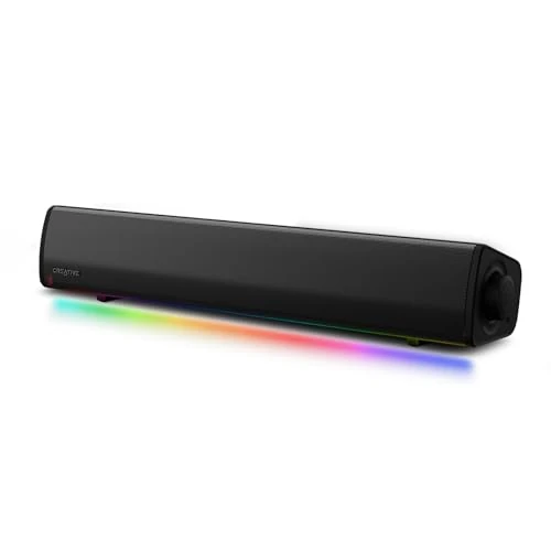 Zeitlich begrenztes Angebot: Sound Blaster GS3 Kompakte Gaming-Soundbar mit RGB- und SuperWide-Technologie, Stromversorgung über USB, Bluetooth 5.4, Kopfhörerausgang, für PC und Mac von 49.98 € auf 49.98 € (0.00% Rabatt)