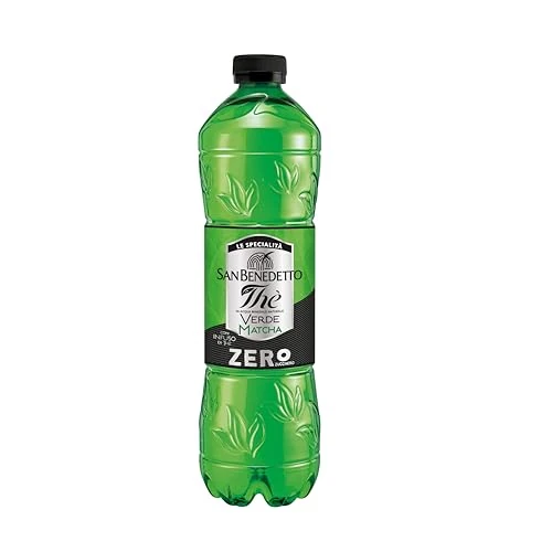 San Benedetto, Thè Verde Matcha Freddo Zero, 1,5 L Bevanda Dissetante Analcolica, Gusto Fruttato, Tappo Click, Senza Zuccheri, Conservanti e Coloranti