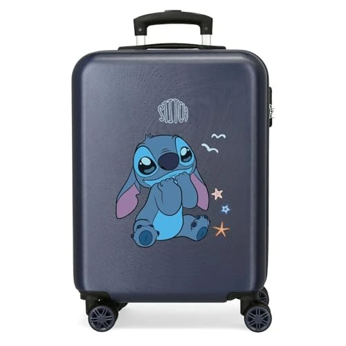 Oferta limitowana: Disney Walizka dziecięca Twarda 4-kołowa Zamek szyfrowy z boku Bagaż podręczny wykonany jest z ABS, sztywnego i lekkiego materiału., niebieski/szary, Walizka kabinowa z 299.77 zł na 241.28 zł (oszczędź 20%)