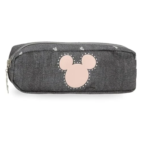 Offre limitée : Disney Joumma Mickey Studs Trousse Noire 22 x 7 x 3 cm Polyester, Noir, Trousse de 9.99 € à 9.99 € (0.00% de remise)