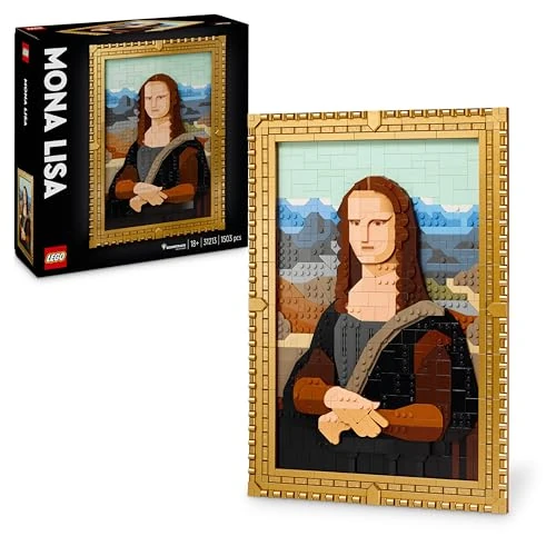 Limitiertes Angebot: LEGO Art Mona Lisa, Set für Erwachsene, Gemälde von Leonardo da Vinci zum Aufhängen, kreative Aktivität für Männer und Frauen, Geschenk für Kunstliebhaber, italienische Renaissance Kunst 31213 von 99.99 EUR auf 77.05 EUR (Spare 23%)
