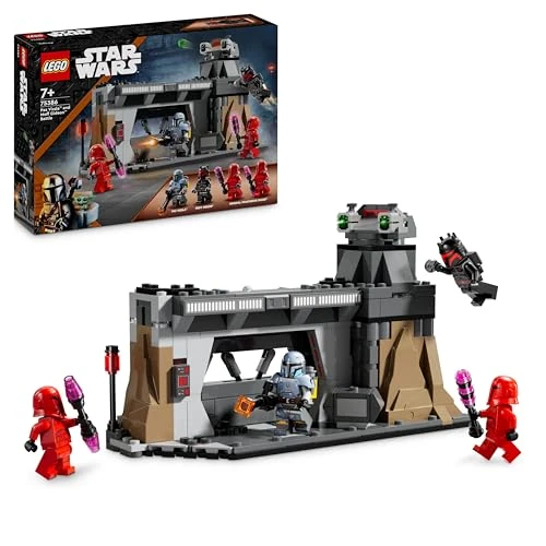 Oferta limitada: LEGO Star Wars: The Mandalorian Batalla Entre Paz Vizsla y Moff Gideon Juguete de Construcción Coleccionable con Minifiguras, Juego de Fantasía, Regalo para Niños y Niñas de 7 Años o Más 75386 de 39.99 EUR a 37.60 EUR (ahorro 6%)