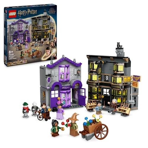 Limitiertes Angebot: LEGO Harry Potter Ollivanders & Madam Malkins Anzüge, Läden aus der Winkelgasse, Spielset für Kinder, Zauberer-Spielzeug, Fantasy-Geschenke für Mädchen, Jungen und Fans ab 8 Jahren 76439 von 89.99 EUR auf 81.50 EUR (Spare 9%)