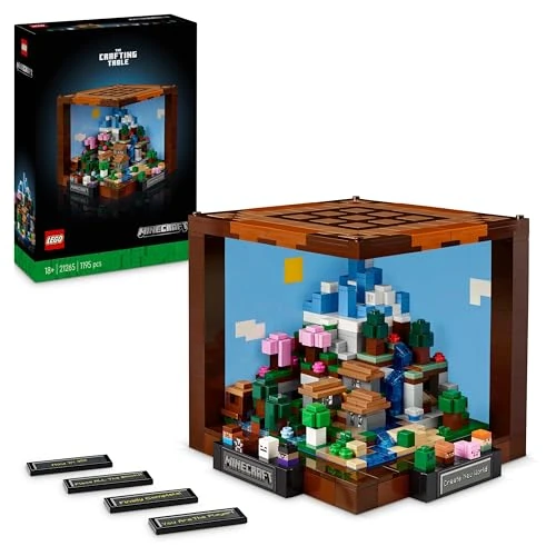 Oferta limitada: LEGO Minecraft Mesa de Trabajo - Maqueta para Adultos con 8 Personajes Inc. Steve, Alex y Criaturas - Decoración Gamer - Regalo para Hombres y Mujeres Fans del Videojuego 21265 de 89.99 EUR a 62.99 EUR (ahorro 30%)