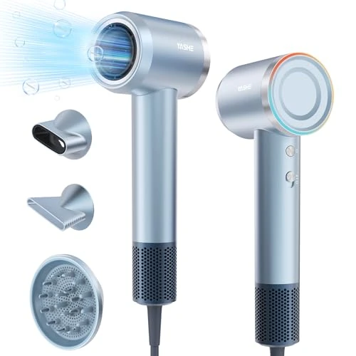 Oferta limitada: YASHE Secador de Pelo Iónico, Motor Brushless de Alta Velocidad de 110.000 RPM, Secado Rápido de Bajo Ruido 22m/s, 1600W Secador de Pelo Profesional, 1 Difusor y 2 Concentradores de 36.57 € a 28.49 € (ahorro 22%)