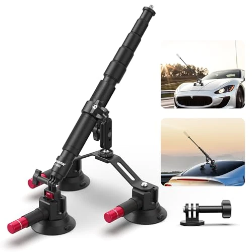 Offerta a tempo: NEEWER Supporto Auto a Tripla Ventosa per Action Camera, CA065 - 13% da 121.99 € a 105.89 €