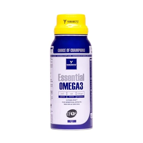 Yamamoto Nutrition Essential Omega-3 IFOS 240 Softgels, Food Supplement with Fish Oil Rich in EPA and DHA