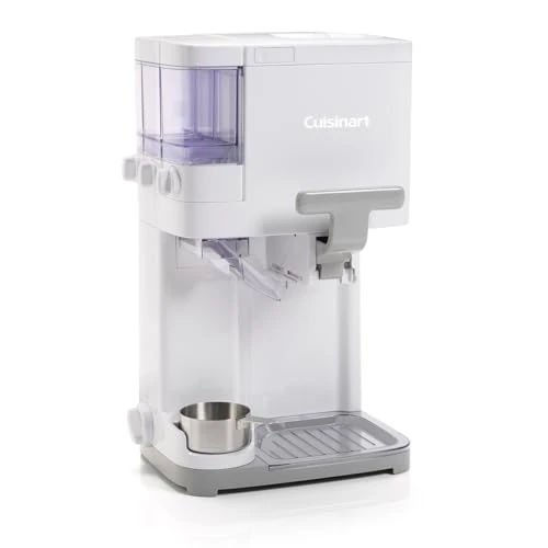 Limitiertes Angebot: Cuisinart Eismaschine | Softeis, Gelato, Sorbet, milchfreies Eis, gefrorener Joghurt | Topping-Spender | Einfach zu bedienen und zu reinigen | 1,42 l für 6 Portionen | Fertig in 20 Minuten | ICE48U von 249.90 EUR auf 156.20 EUR (Spare 37%)