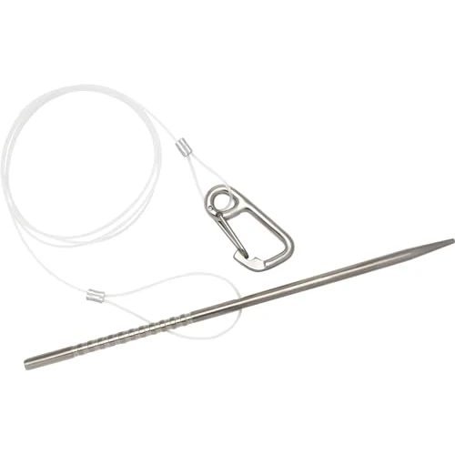 Offerta a tempo: Cressi Fish Holder - Ago Portapesci con Cavetto Nylon e Moschettone, Silver, Taglia Unica, Adulti Unisex - 10% da 14.99 € a 13.55 €