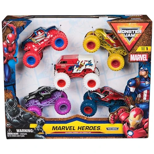 Oferta limitada: Monster Jam Toy Vehicle Truck 1to64 Die Cast Marvel I de 22.06 € a 22.06 € (ahorro 0.00%)