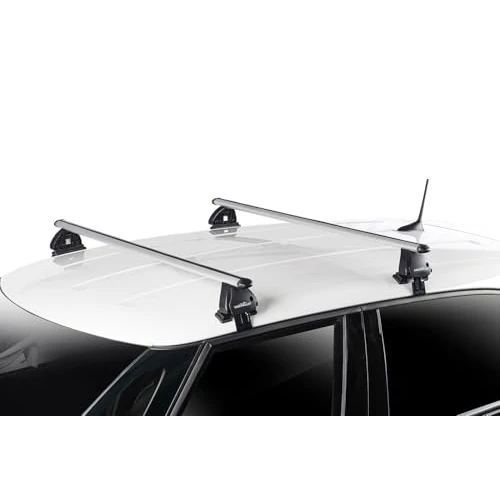 Zeitlich begrenztes Angebot: GREEN VALLEY 2 Aluminium-Dachträger, Befestigung für Normaldach, Montagefertig & Robust, bis 75 kg, Easy ONE N°104 von 129.90 € auf 129.90 € (0.00% Rabatt)