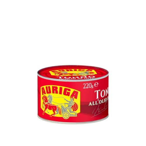 Offerta a tempo: Auriga Tonno in Olio di Oliva 220gr. Senza conservanti. Fonte di Proteine. - 3% da 2.99 € a 2.89 €