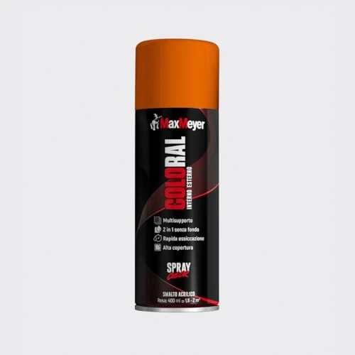 Offerta a tempo: MAXMEYER Vernice Spray Coloral 0.4L Ral 2004 Arancio Puro - 43% da 13.90 € a 7.99 €