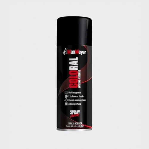 Maxmeyer Spray Coloral 0,4L Ral 9005 zwart mat