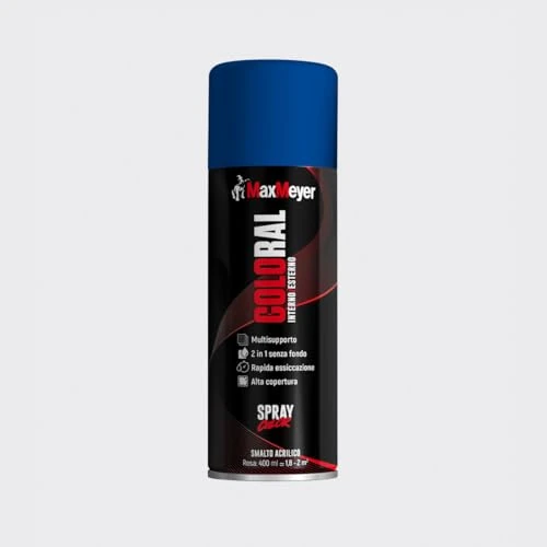 MAXMEYER Spray Coloral 0.4L Ral 5002 Bleu outremer
