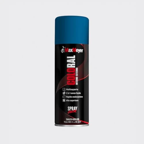 Offerta a tempo: MAXMEYER Vernice Spray Coloral 0.4L Ral 5010 Blu Genziana - 43% da 13.90 € a 7.99 €