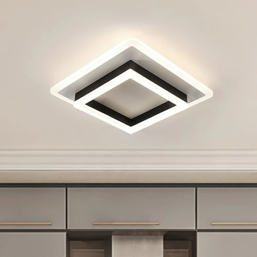 Zeitlich begrenztes Angebot: SENQIU LED Deckenleuchte, 30W Deckenlampe Modern Quadratisch von 38.98 € auf 38.98 € (0.00% Rabatt)
