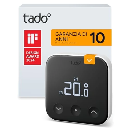 Offre limitee: tado° Capteur de température radio X, accessoire pour le smart thermostat X, pour une gestion optimale du radiateur, installation DIY simple, pas compatible avec tado° V3+ de 99.99 EUR a 69.99 EUR (economie 30%)