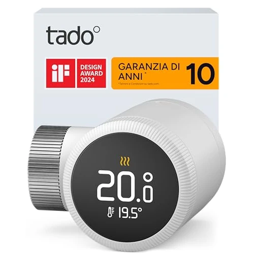 Offerta a tempo: tado° termostato intelligente X, controllo del riscaldamento tramite app e smart speaker (Alexa) — 40% da 99,99 € a 59,98 €